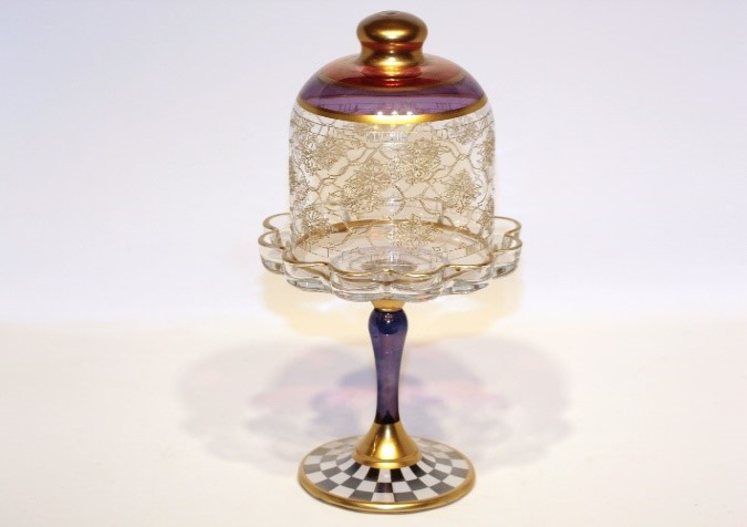 Picture of MEVLANA GLASS FOOTED SUGAR BOWL HERMES
