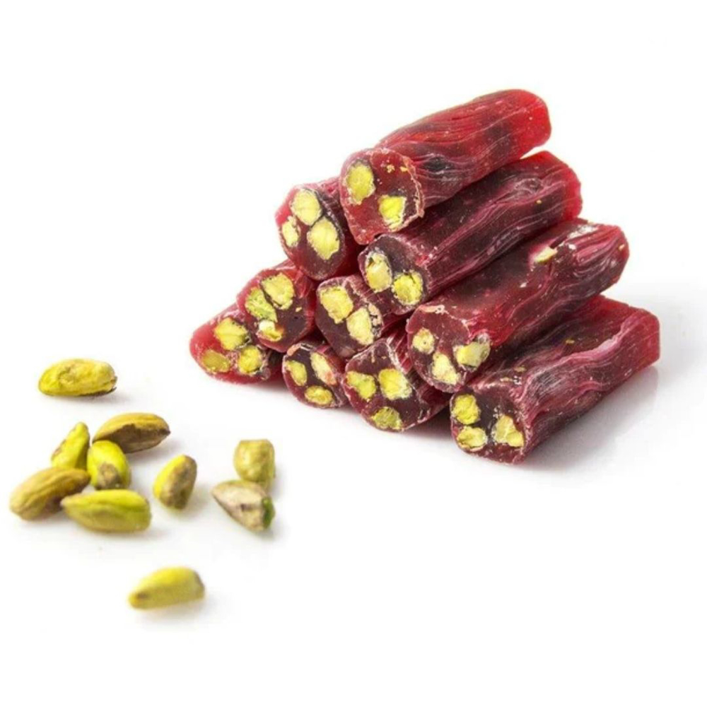 MEVLANA TURKISH DELIGHT FINGER WITH PISTACHIO AND POMEGRANATE FLAVOR resmi