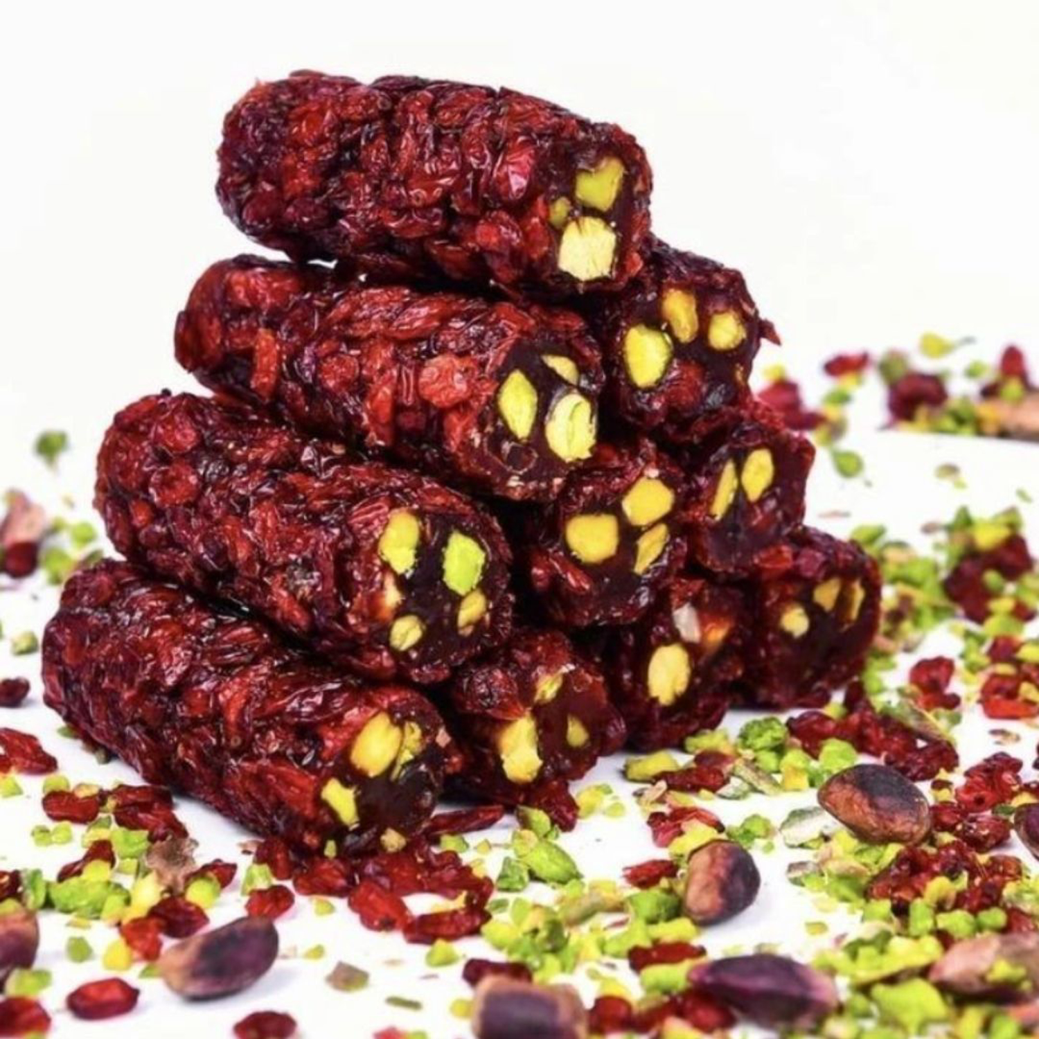 MEVLANA TURKISH DELIGHT FINGER WITH PISTACHIO AND WILD GRAPES resmi