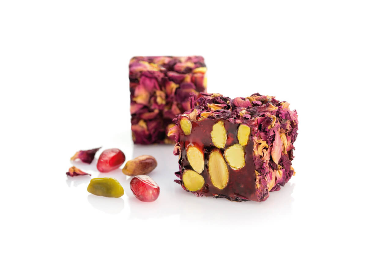 Picture of MEVLANA TURKISH DELIGHT WITH PISTACHIO AND ROSE FLAVOR