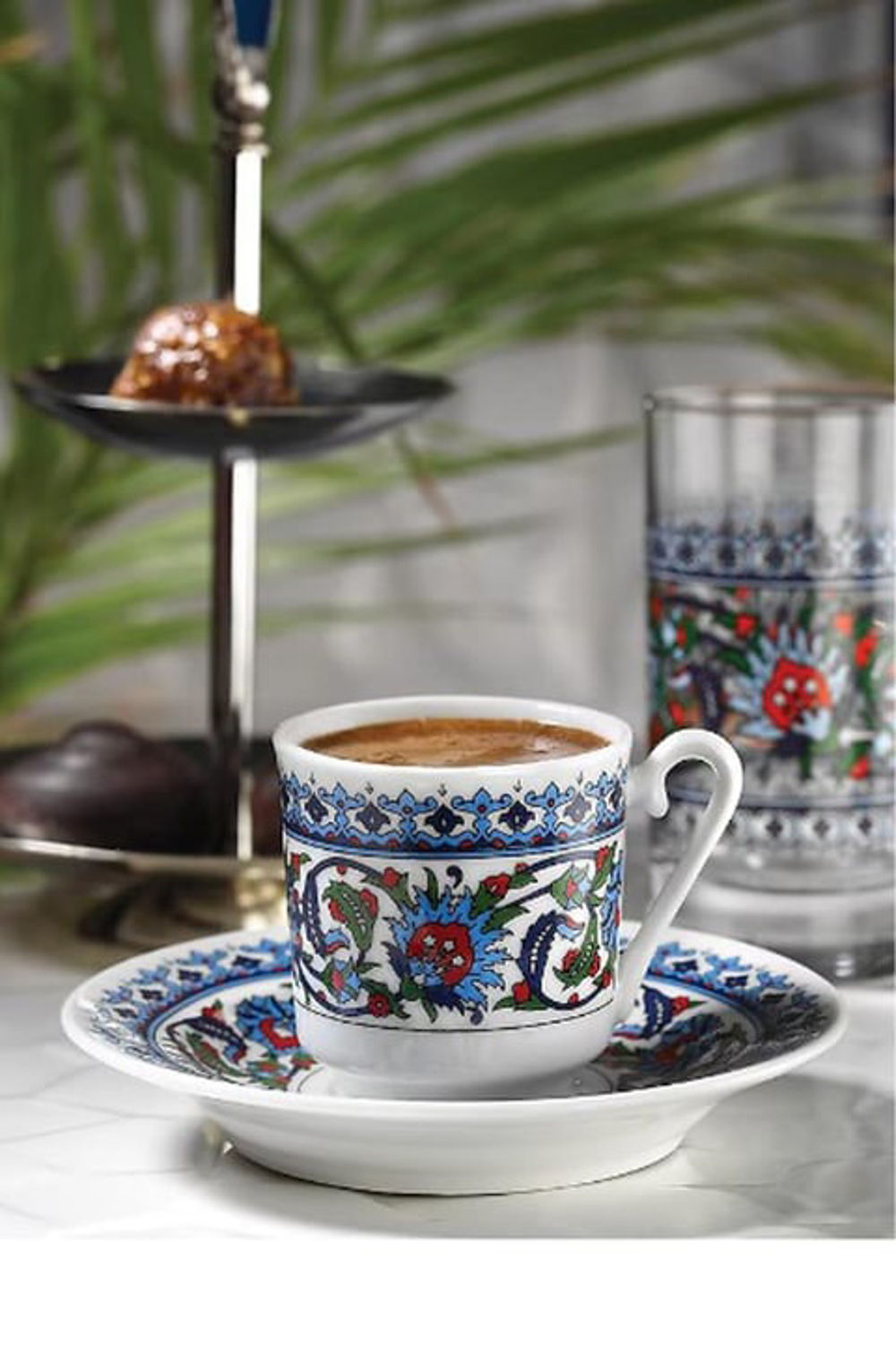 Picture of MEVLANA BAZAAR TOPKAPI 6 PIECE COFFEE CUP SET