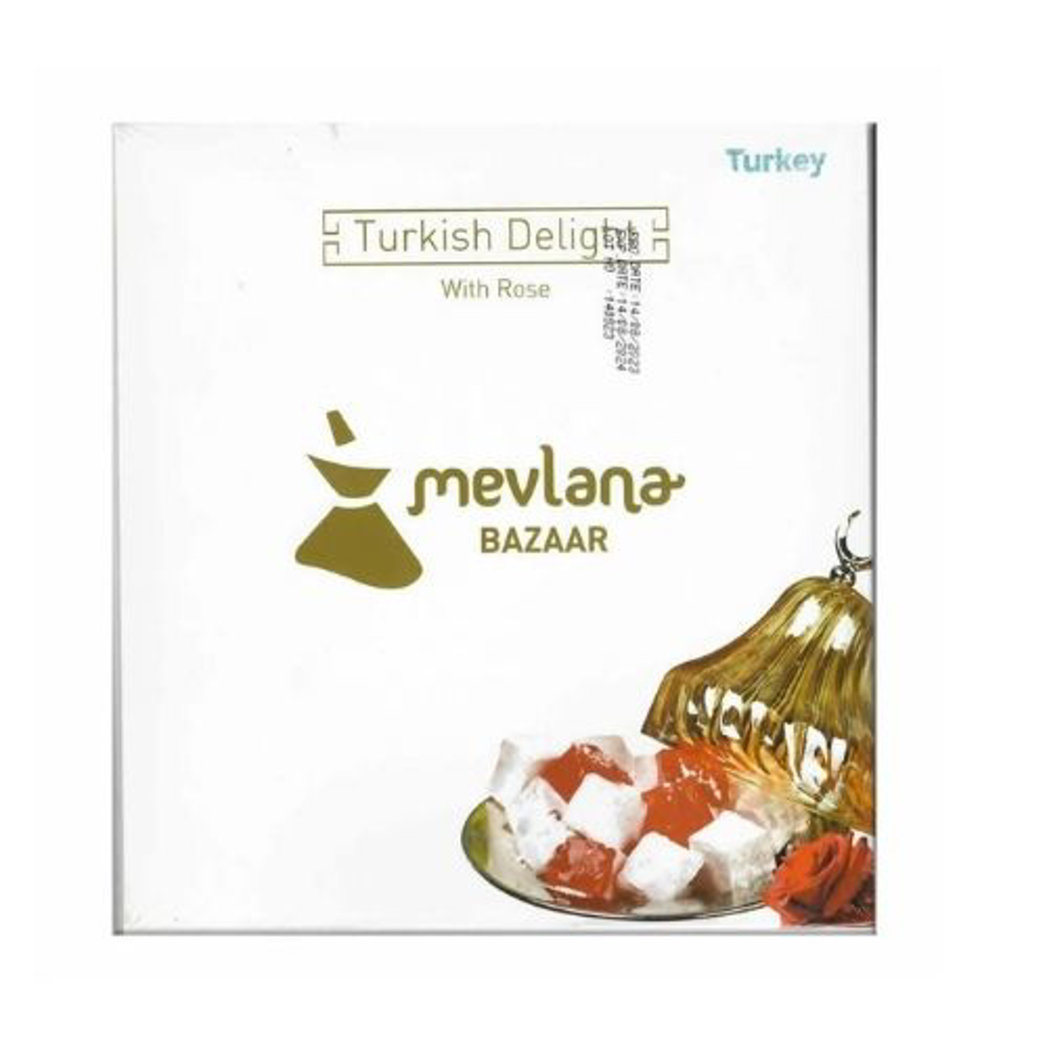 Picture of MEVLANA BAZAAR ROSE FLAVORED TURKISH DELIGHT 550 GR 